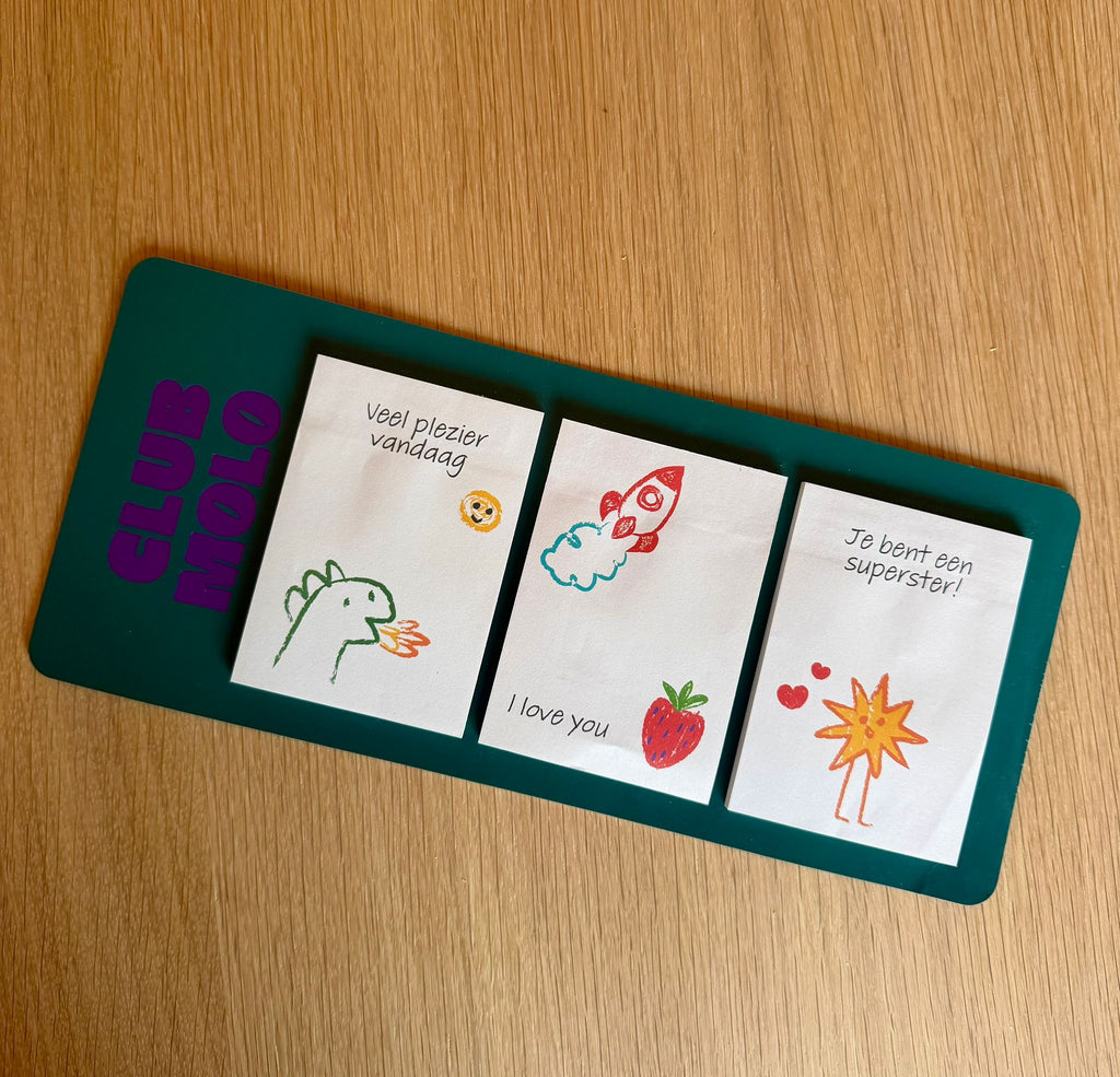 Broodtrommel briefjes